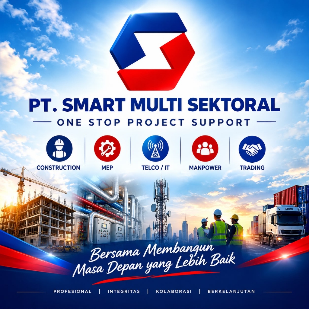 Poster PT SMART MULTI SEKTORAL - Bersama Membangun Masa Depan yang Lebih Baik